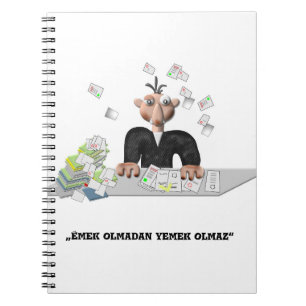 Carnet Emek olmadan yemek olmaz Personnalisé