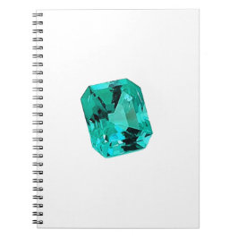 Carnet Emerald Gemstone imprimé sur