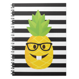 Carnet emoji nerd pineapple