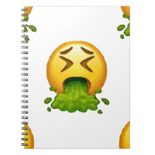 Carnet emoji puking