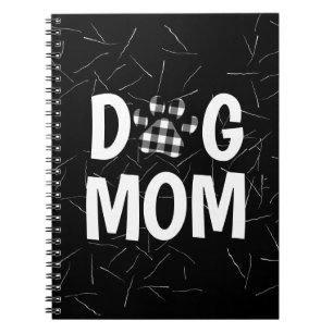 Carnet Empreinte de chien plaid avec cheveux de chien