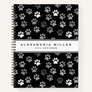 Carnet Empreinte de patte Chien de Chien de Chien de Chie
