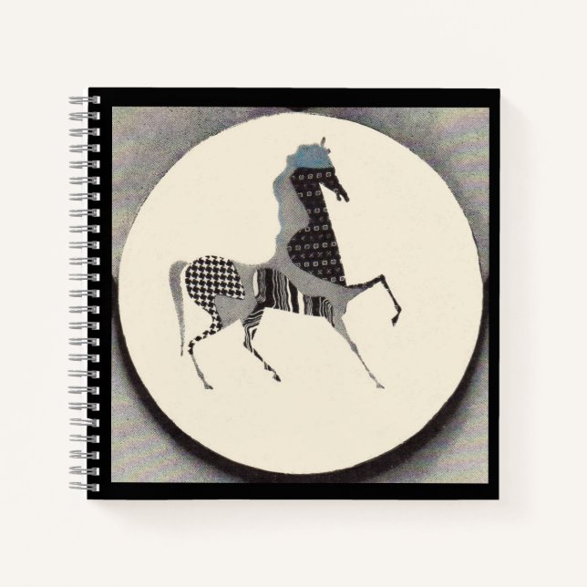 Carnet empreinte patchwork (Devant)