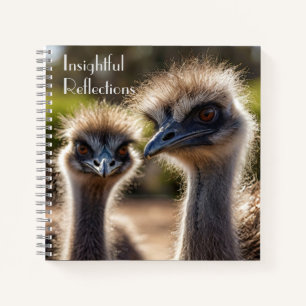 Carnet Emu Birds