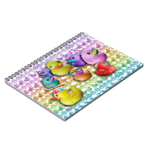 Carnet en caoutchouc de Duckies