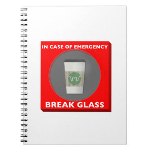 Carnet En cas d'urgence, verre de coupure