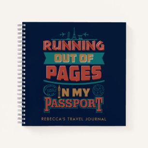 Carnet En cours d'exécution de pages Vacances familiales 