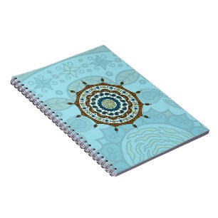 Carnet en cuivre Imaginaire Mehndi