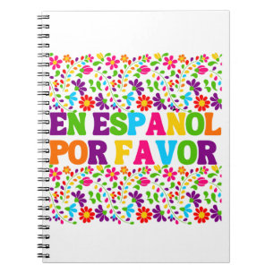 Carnet En Español Por Favor, Maestro Cadeau Enseignant Es