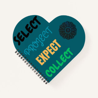 Carnet en forme de coeur