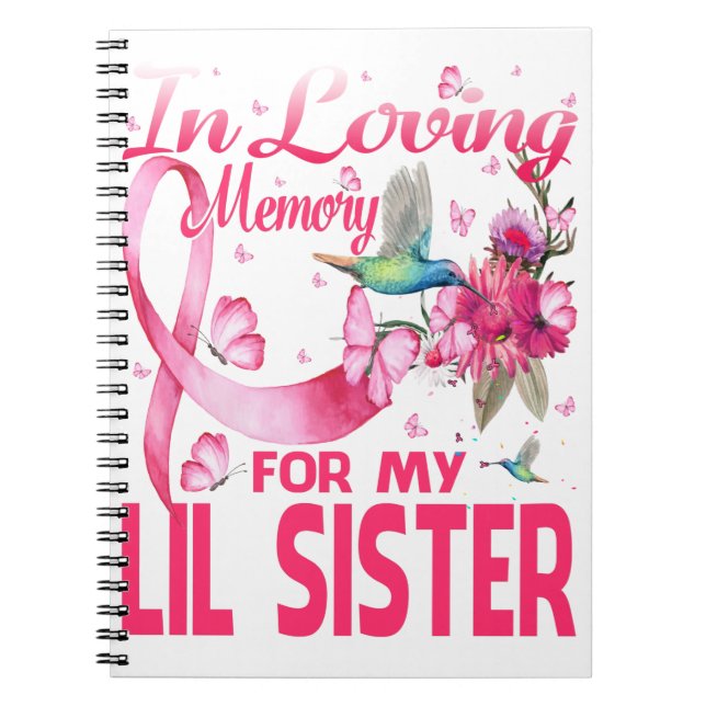 Carnet En Mémoire D'Amour Pour Ma Soeur Lil (Devant)