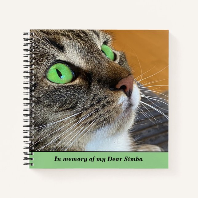 Carnet En mémoire de photo keepsaké (Devant)