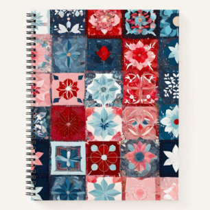 Carnet en spirale coloré en écaille