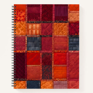 Carnet en spirale coloré en écaille