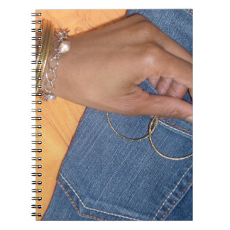 Carnet en spirale d'Afro-américain