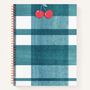 Carnet En vichy vert