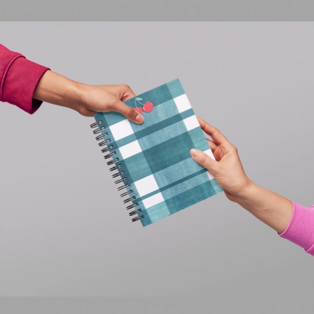 Carnet En vichy vert simple (Créateur téléchargé)