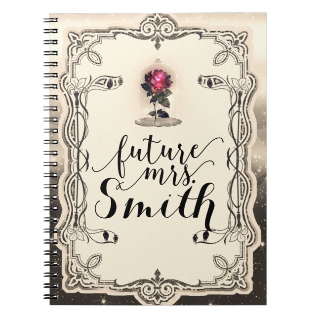 Carnet Enchanted Magical Storybook Red Rose Future Mme. (Devant)