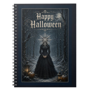 Carnet Enchanteresse de Halloween à minuit givré