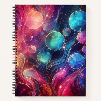 Carnet Encre alcoolique deluxe lumières néon