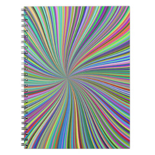Carnet Énergétique Colorful Ribbon Sunburst