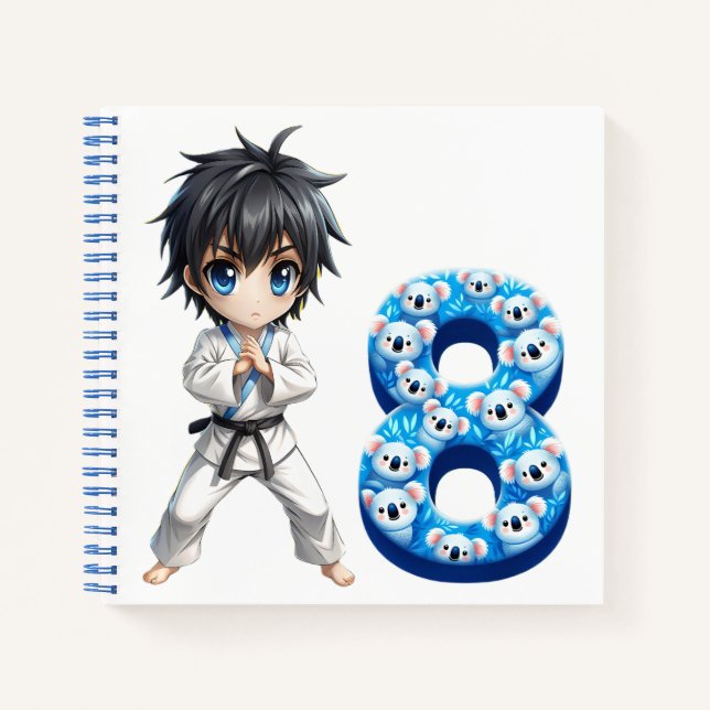 Carnet Enfant À 8 Ans (Devant)