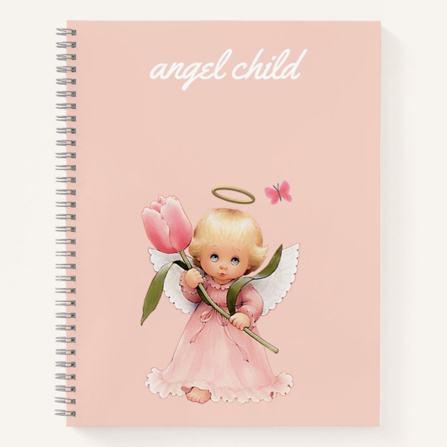 Carnet enfant ange (Devant)