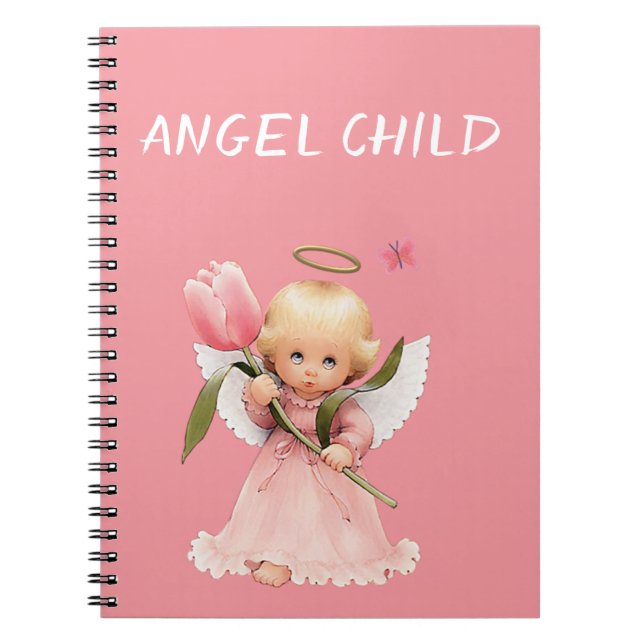 Carnet enfant ange (Devant)