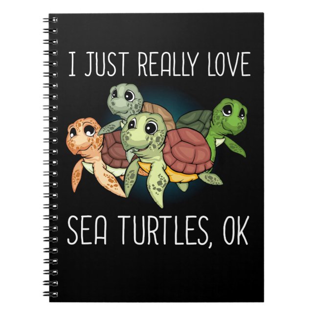 Carnet Enfants Cadeaux de tortues marines Femmes Tortues  (Devant)