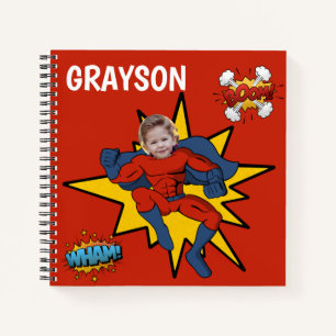 Carnet Enfants Cool Superhero Photo