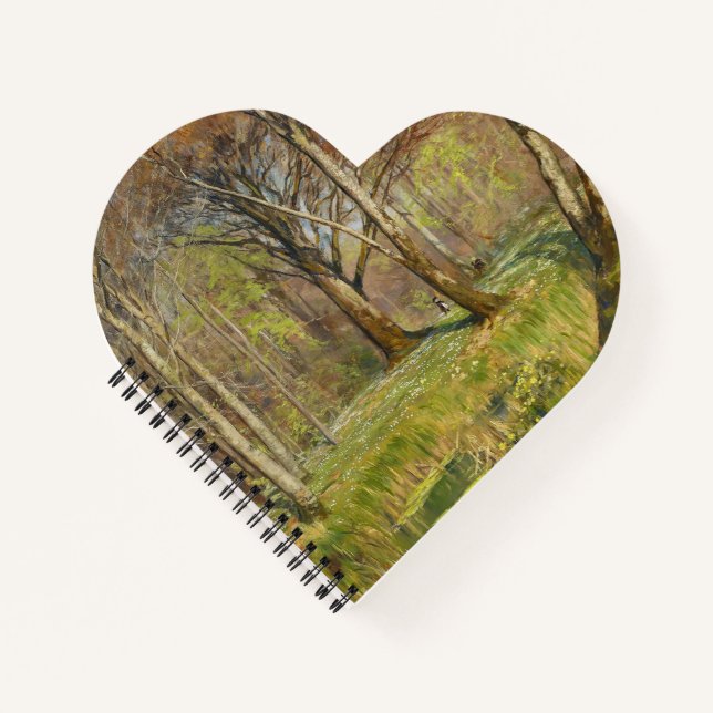 Carnet Enfants dans la forêt printanière H.A. Brendekilde (Devant)