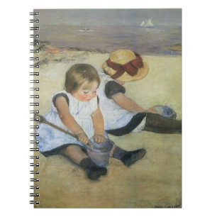 Carnet Enfants Jouant sur la Plage de Mary Cassatt
