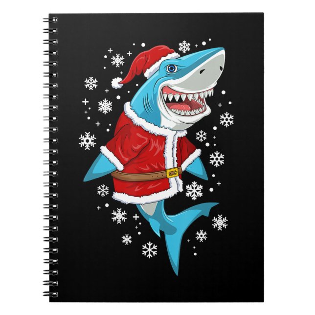 Carnet Enfants Père Noël Sharkmas Noël Enfants (Devant)