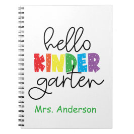 Carnet Enseignant de maternelle Bonjour maternelle