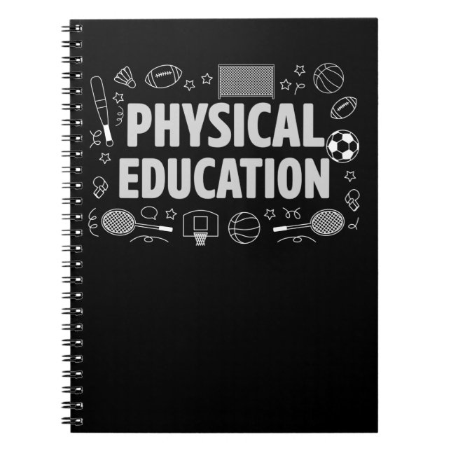 Carnet Enseignant en éducation physique Sports PE Enseign (Devant)