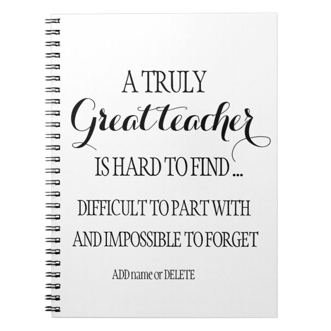 Carnet Enseignant prenant sa retraite en quittant Merci d (Devant)