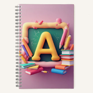 Carnet 🖍️ Ensemble d'apprentissage scolaire de lettre de