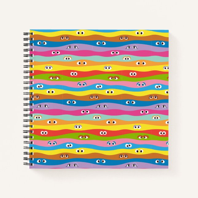 Carnet Ensemble Motif des yeux (Devant)