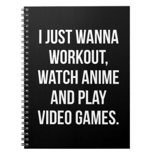 Carnet Entraînement, Regarder l'Anime, Jouer Jeux Vidéo -