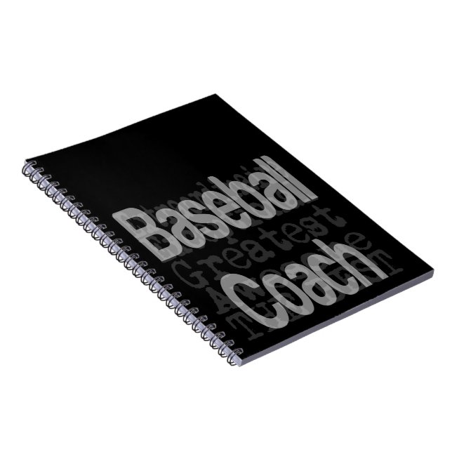 Carnet Entraîneur De Baseball Extraordinaire (Côté Droit)