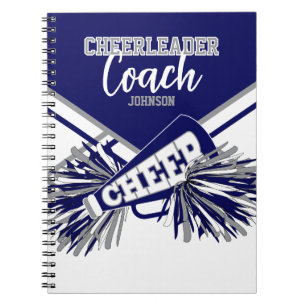 Carnet Entraîneur de Cheerleader - Bleu Marine, Gary & Bl