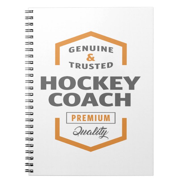 Carnet Entraîneur de hockey (Devant)