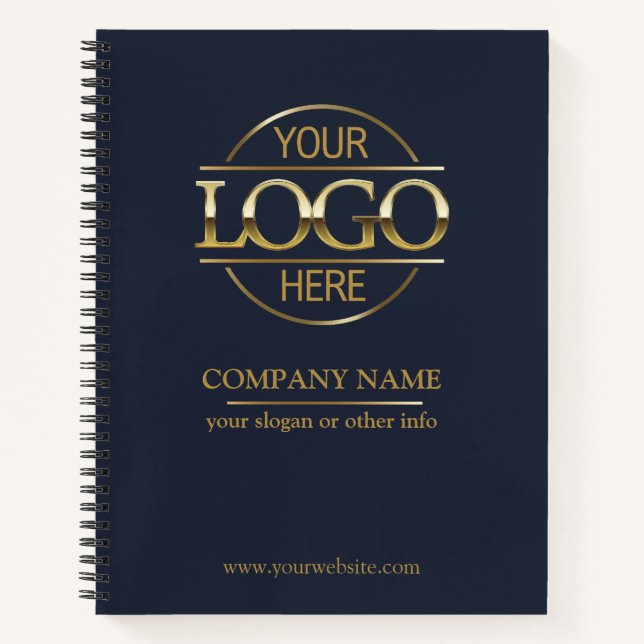 Carnet Entreprise Entreprise Logo Bleu Promotions (Devant)