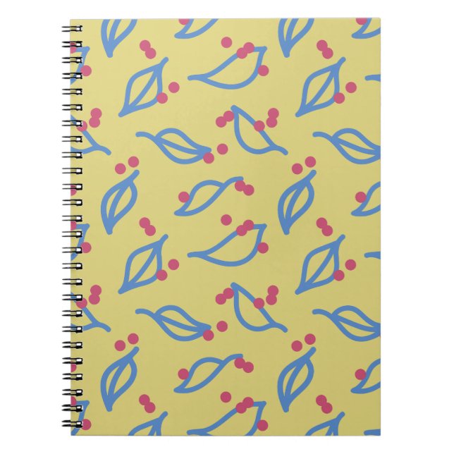 Carnet Éparpillés - Jaune Moutarde (Devant)