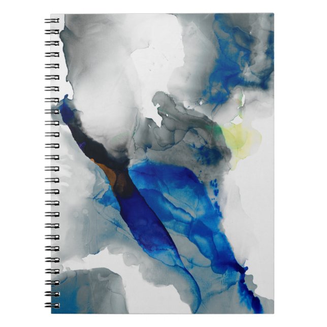 Carnet Ephéméral - Bleu et gris (Devant)