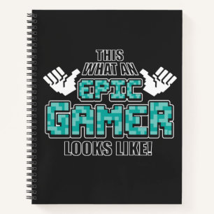 Carnet Epic Gamer ressemble