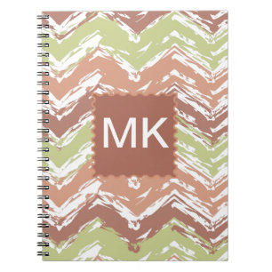 Carnet Épice de scribble Chevron ZigZag