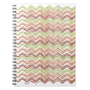 Carnet Épice de scribble Chevron ZigZag