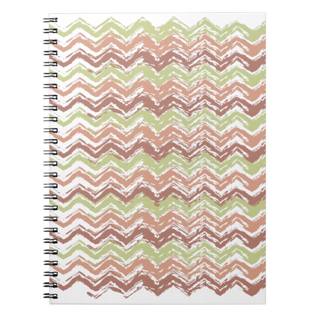Carnet Épice de scribble Chevron ZigZag (Devant)