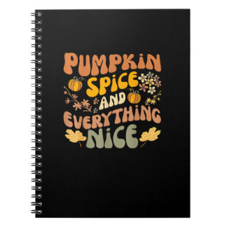 Carnet Épices citrouilles Et Tout Beau Automne Saison Aut